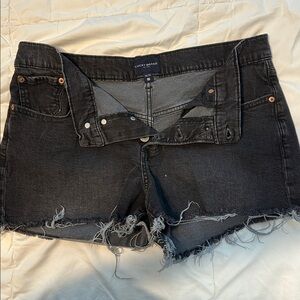 Lucky Brand Charcoal Denim Cutoff Shorts